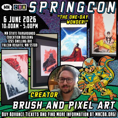 Brush and Pixel Art